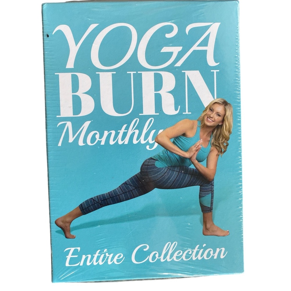 Yoga Burn Monthly NIB DVD Set Entire Collection, 6-Month Exercise Plan